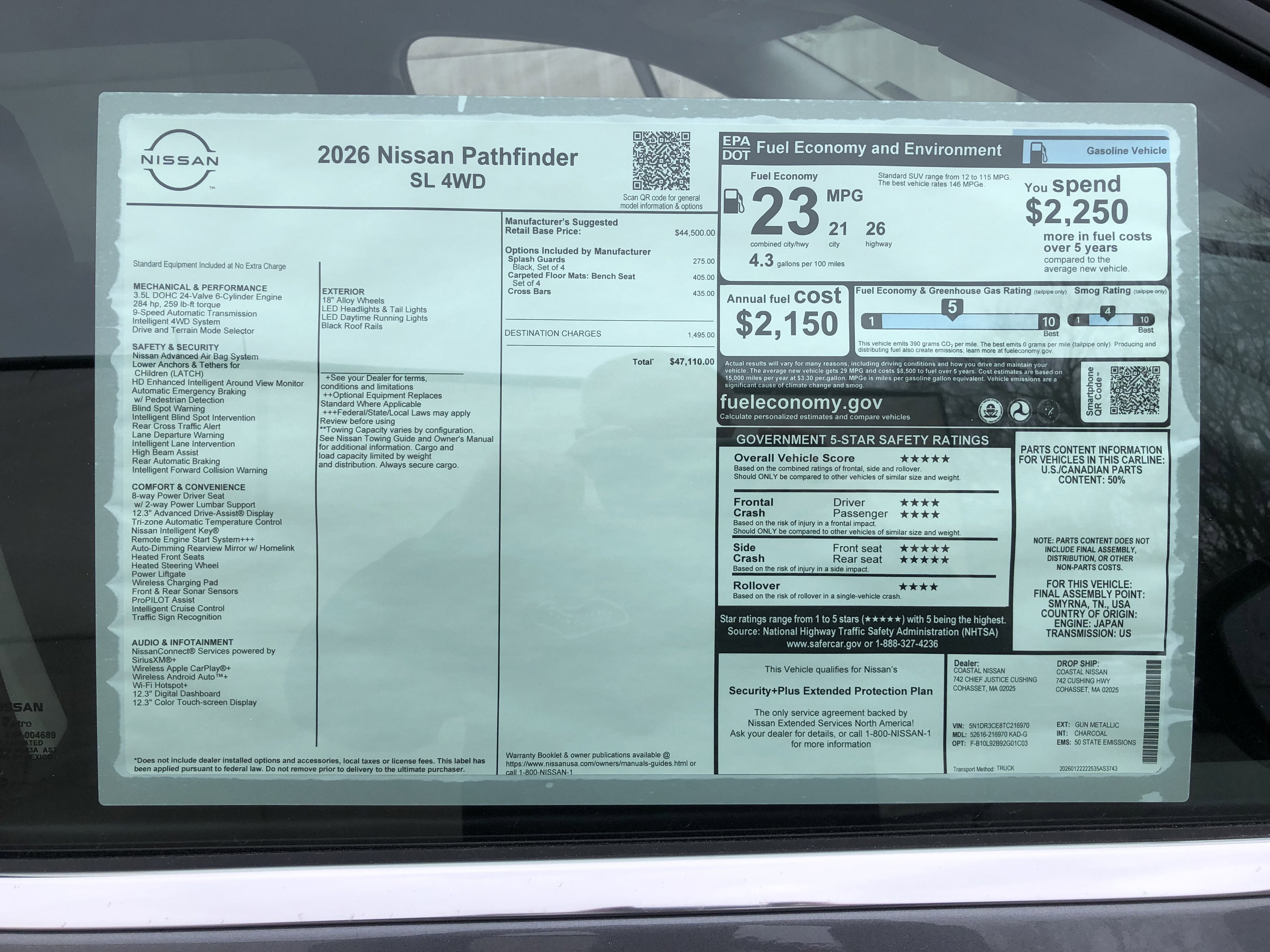 2026 Nissan Pathfinder SL