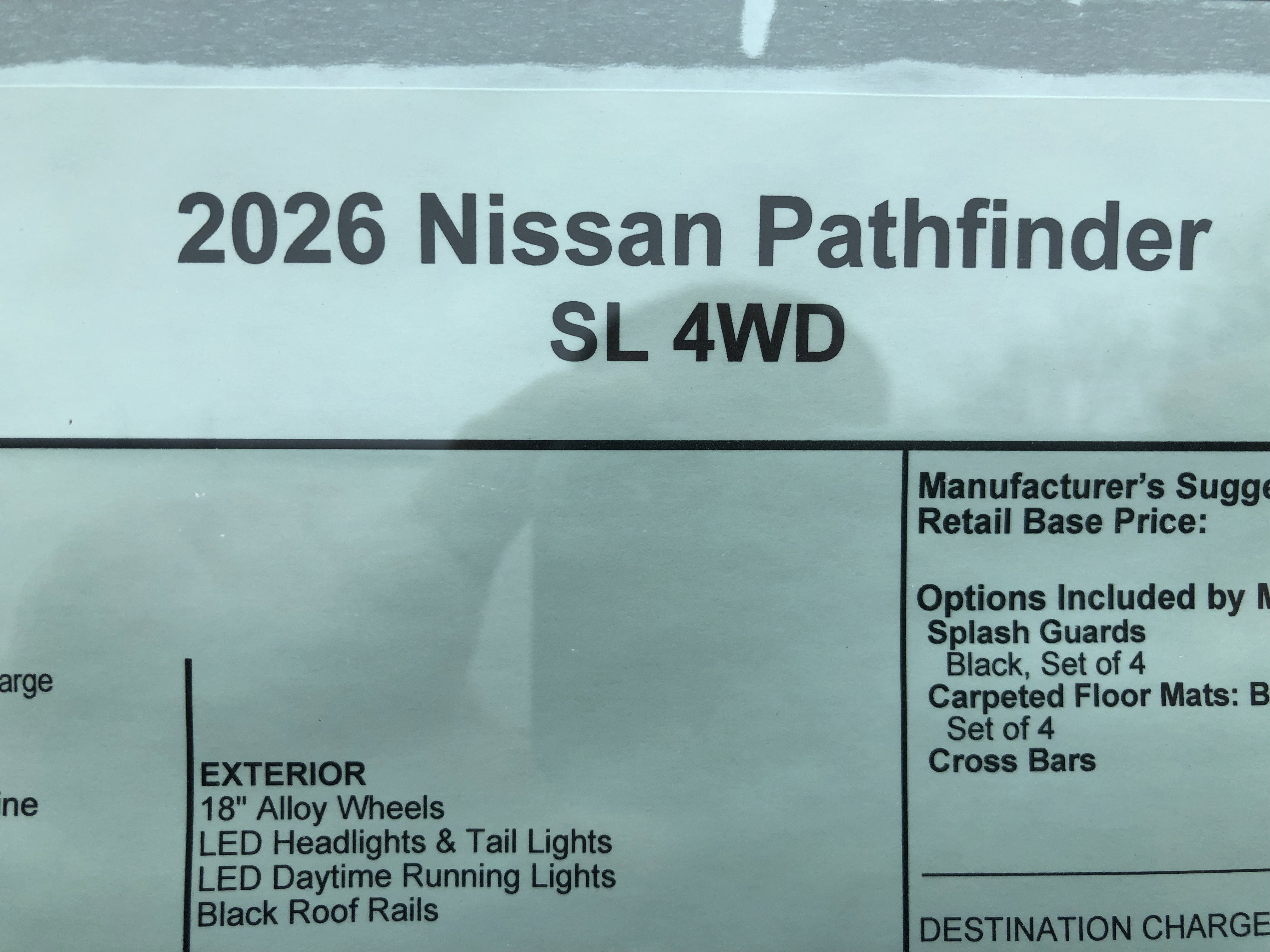 2026 Nissan Pathfinder SL