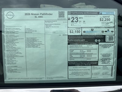 2026 Nissan Pathfinder SL