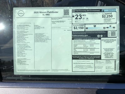 2026 Nissan Pathfinder SL