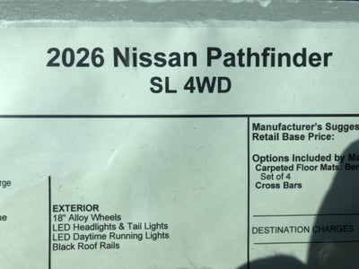 2026 Nissan Pathfinder SL