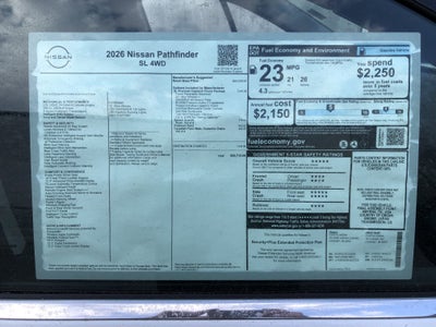 2026 Nissan Pathfinder SL