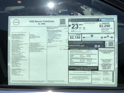 2026 Nissan Pathfinder SL