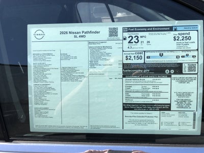 2026 Nissan Pathfinder SL