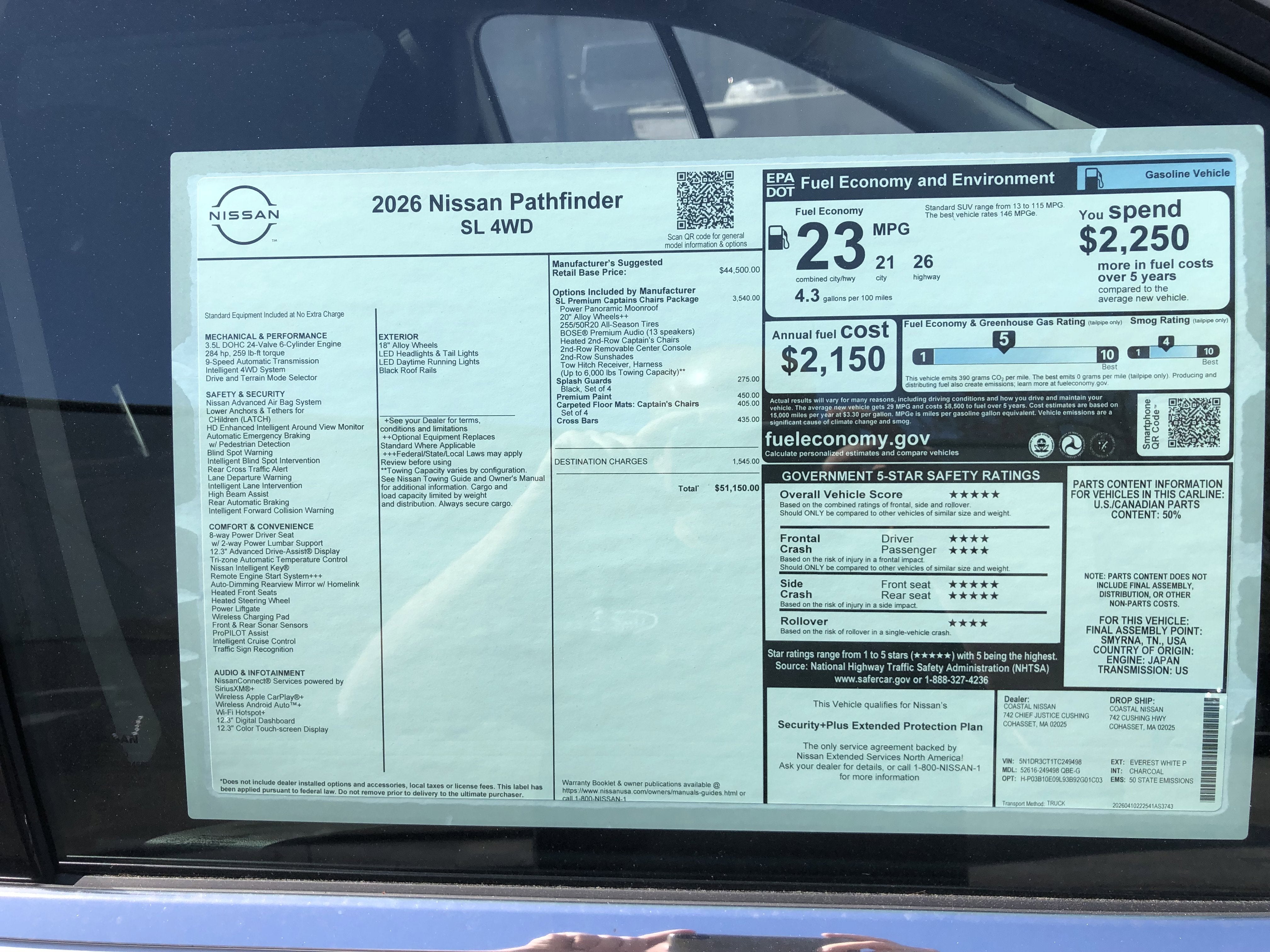 2026 Nissan Pathfinder SL