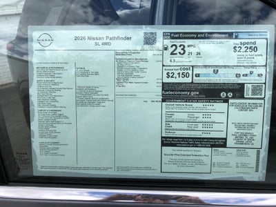 2026 Nissan Pathfinder SL