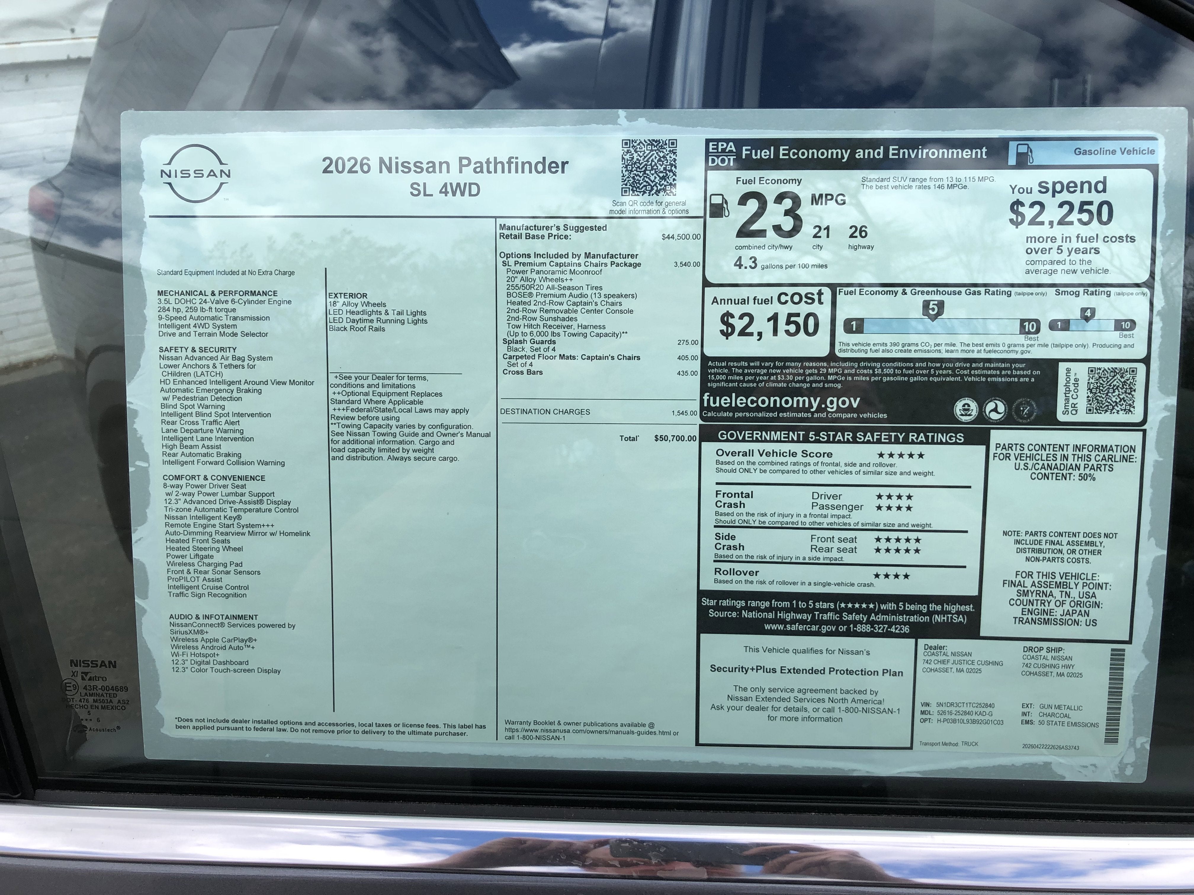 2026 Nissan Pathfinder SL