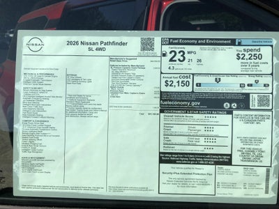 2026 Nissan Pathfinder SL