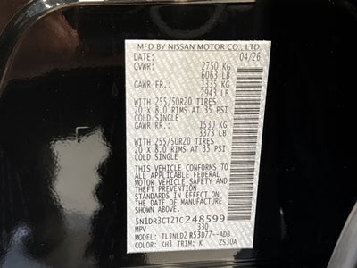 2026 Nissan Pathfinder SL