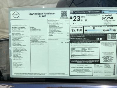2026 Nissan Pathfinder SL