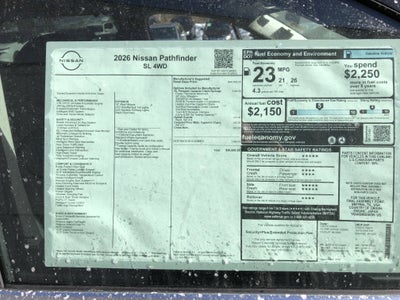 2026 Nissan Pathfinder SL