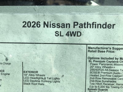 2026 Nissan Pathfinder SL