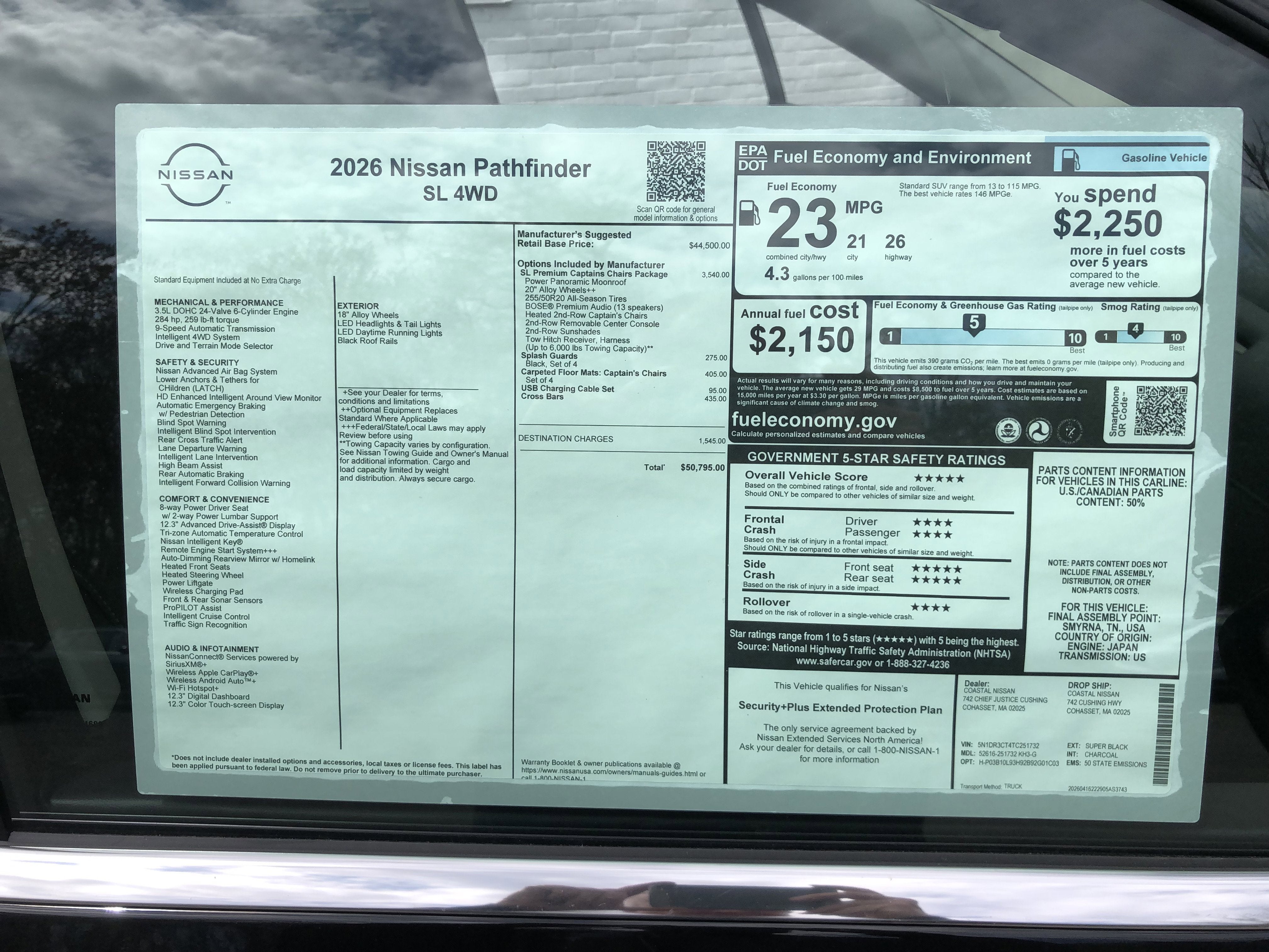 2026 Nissan Pathfinder SL