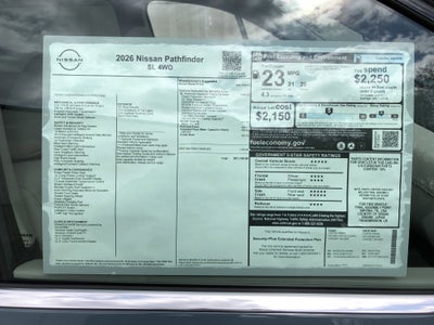 2026 Nissan Pathfinder SL