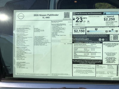 2026 Nissan Pathfinder SL