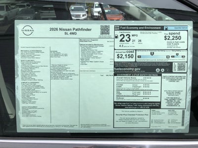 2026 Nissan Pathfinder SL