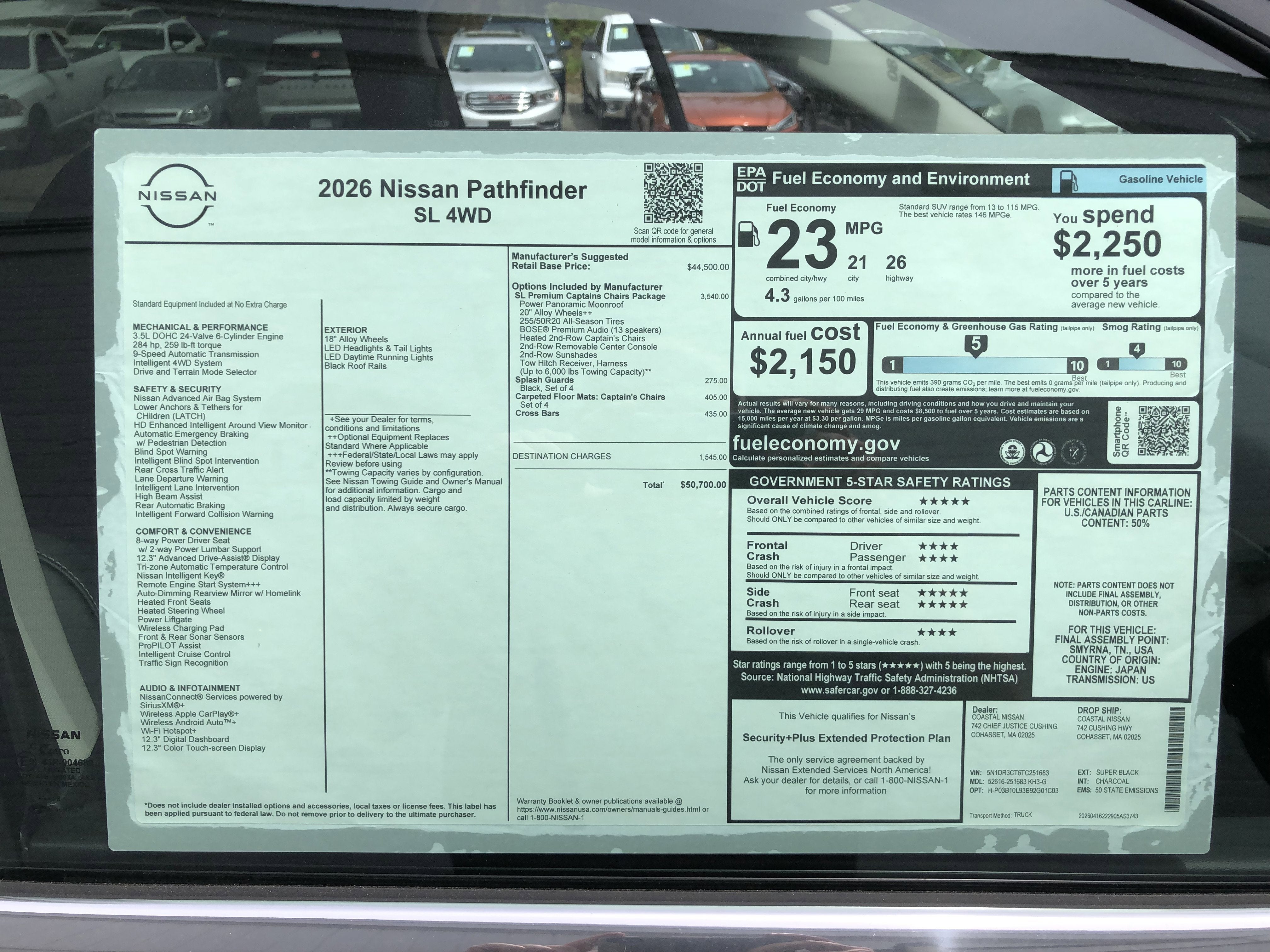 2026 Nissan Pathfinder SL