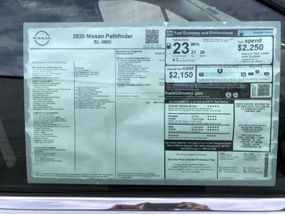 2026 Nissan Pathfinder SL