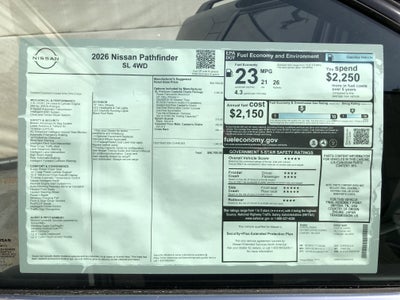 2026 Nissan Pathfinder SL