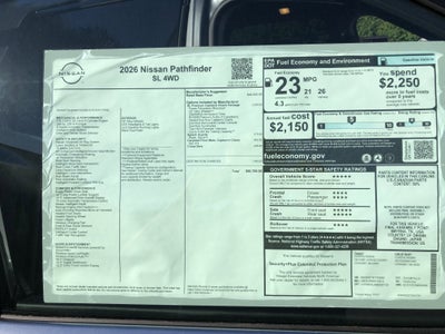2026 Nissan Pathfinder SL