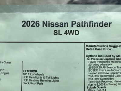2026 Nissan Pathfinder SL