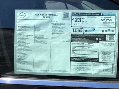 2026 Nissan Pathfinder SL