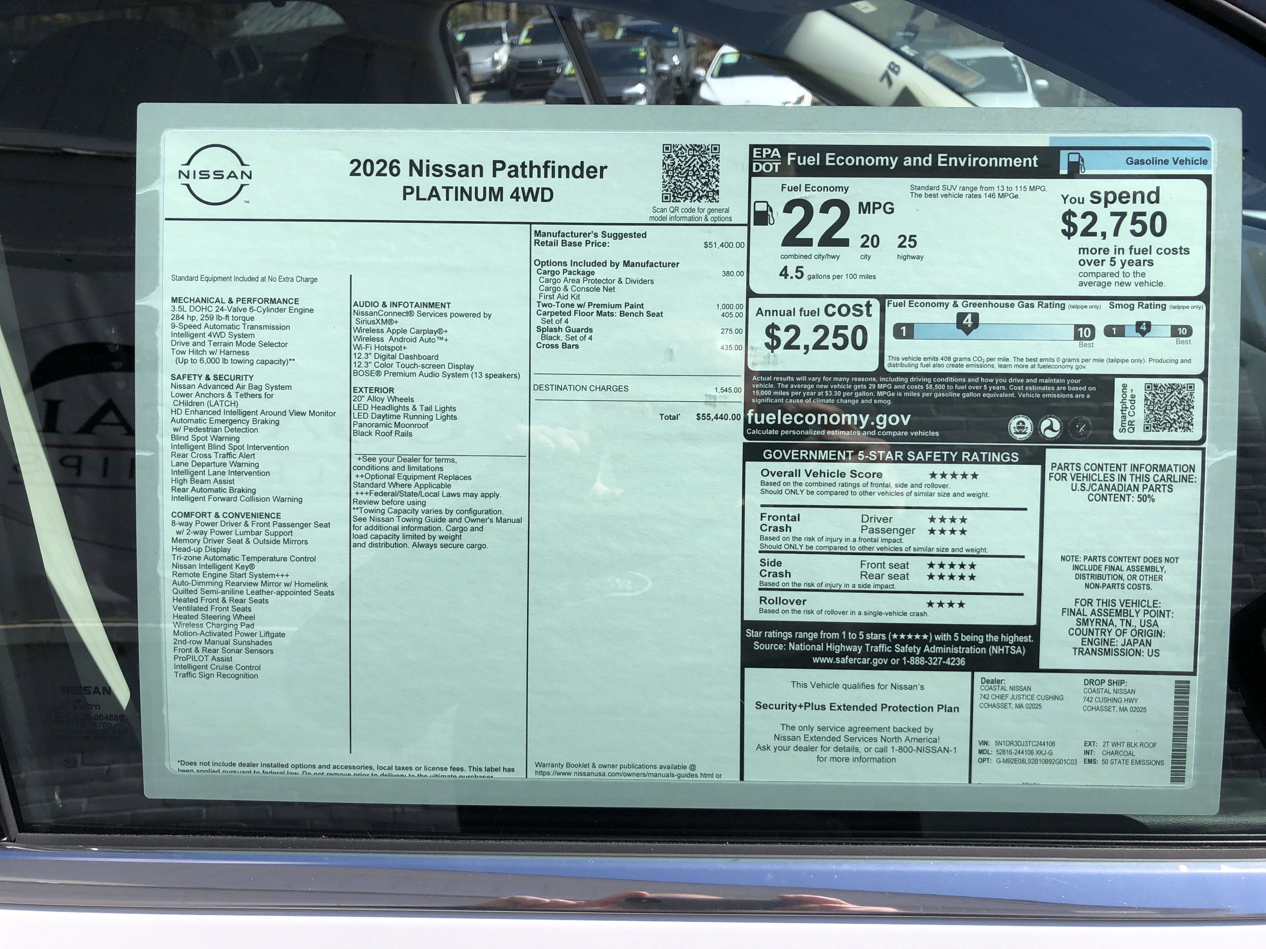 2026 Nissan Pathfinder Platinum