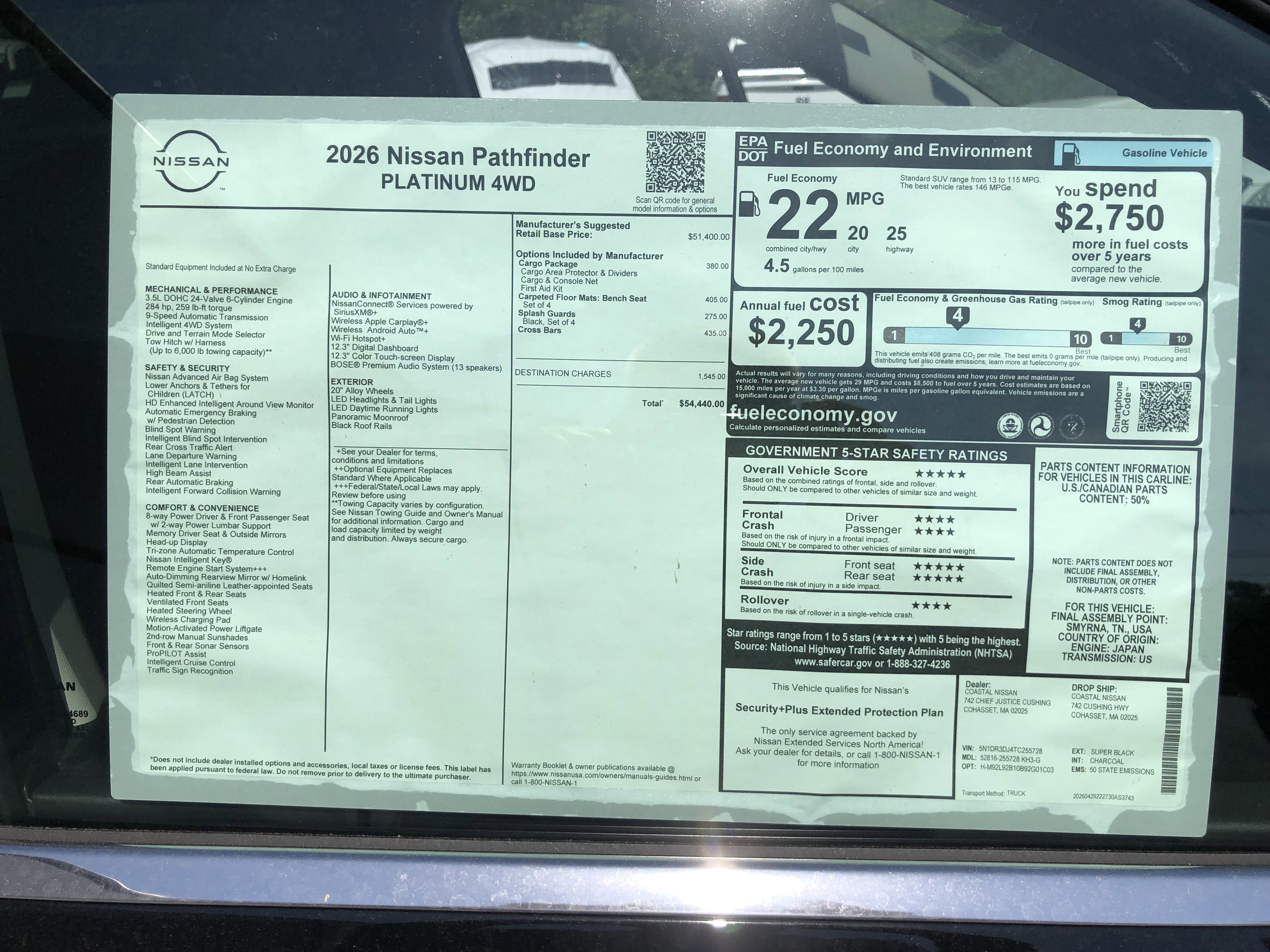 2026 Nissan Pathfinder Platinum