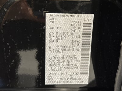 2025 Nissan Pathfinder PLATINUM