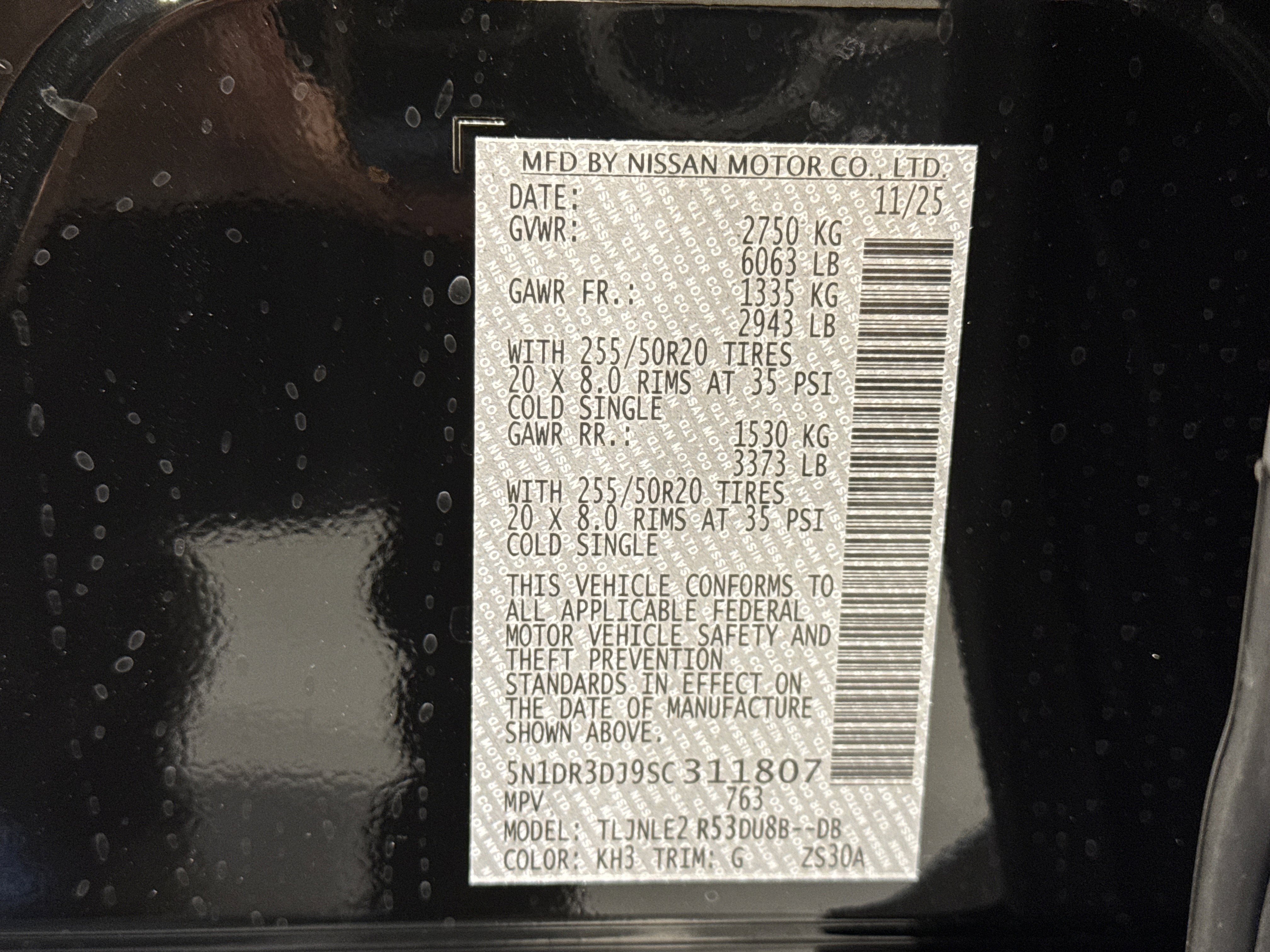 2025 Nissan Pathfinder PLATINUM