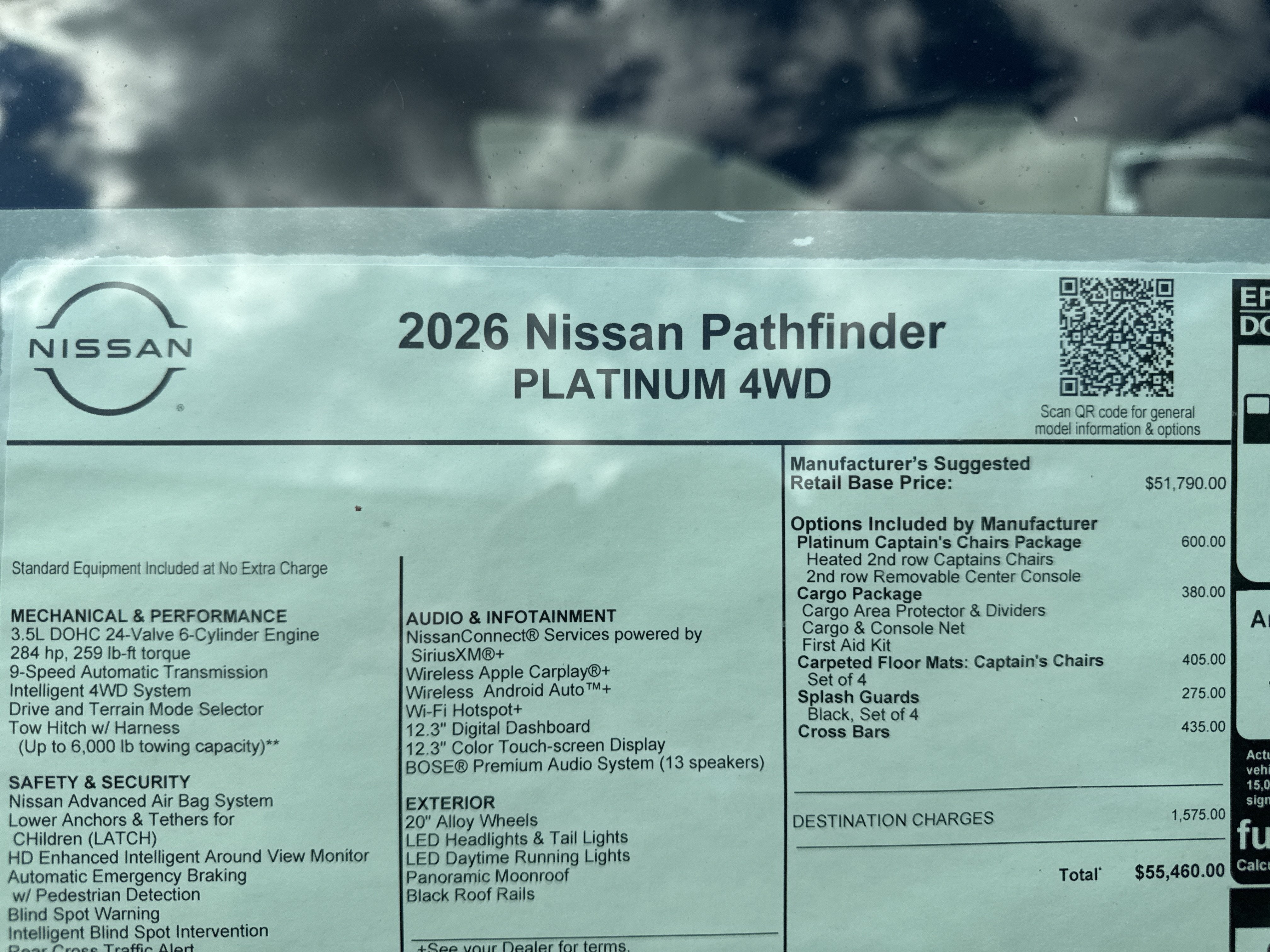 2026 Nissan Pathfinder Platinum