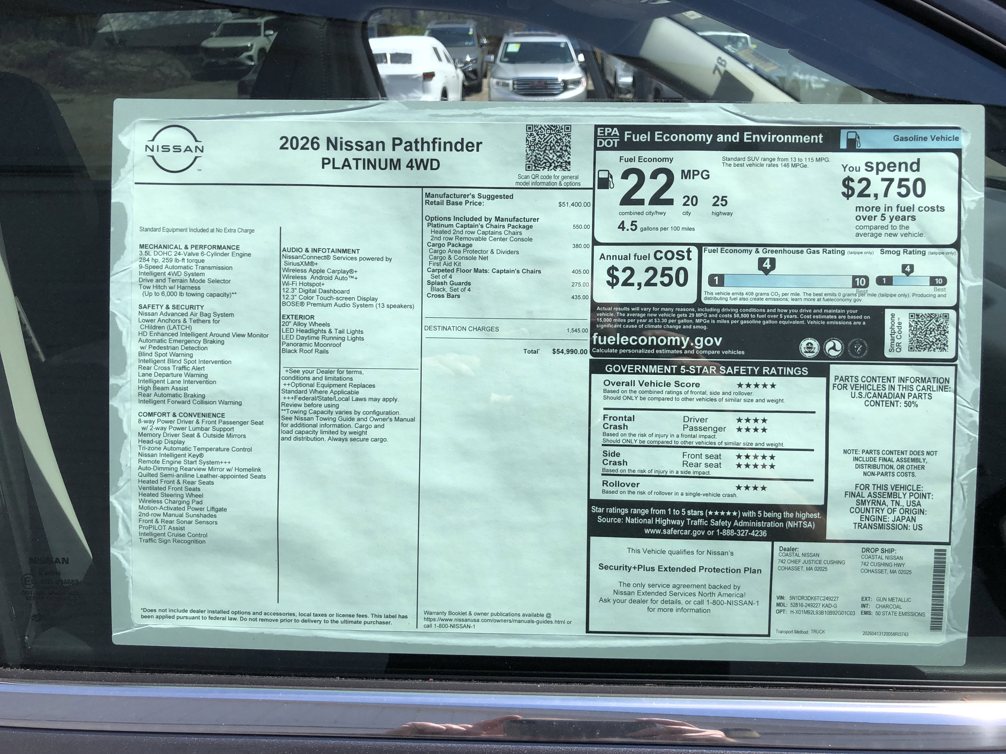 2026 Nissan Pathfinder Platinum