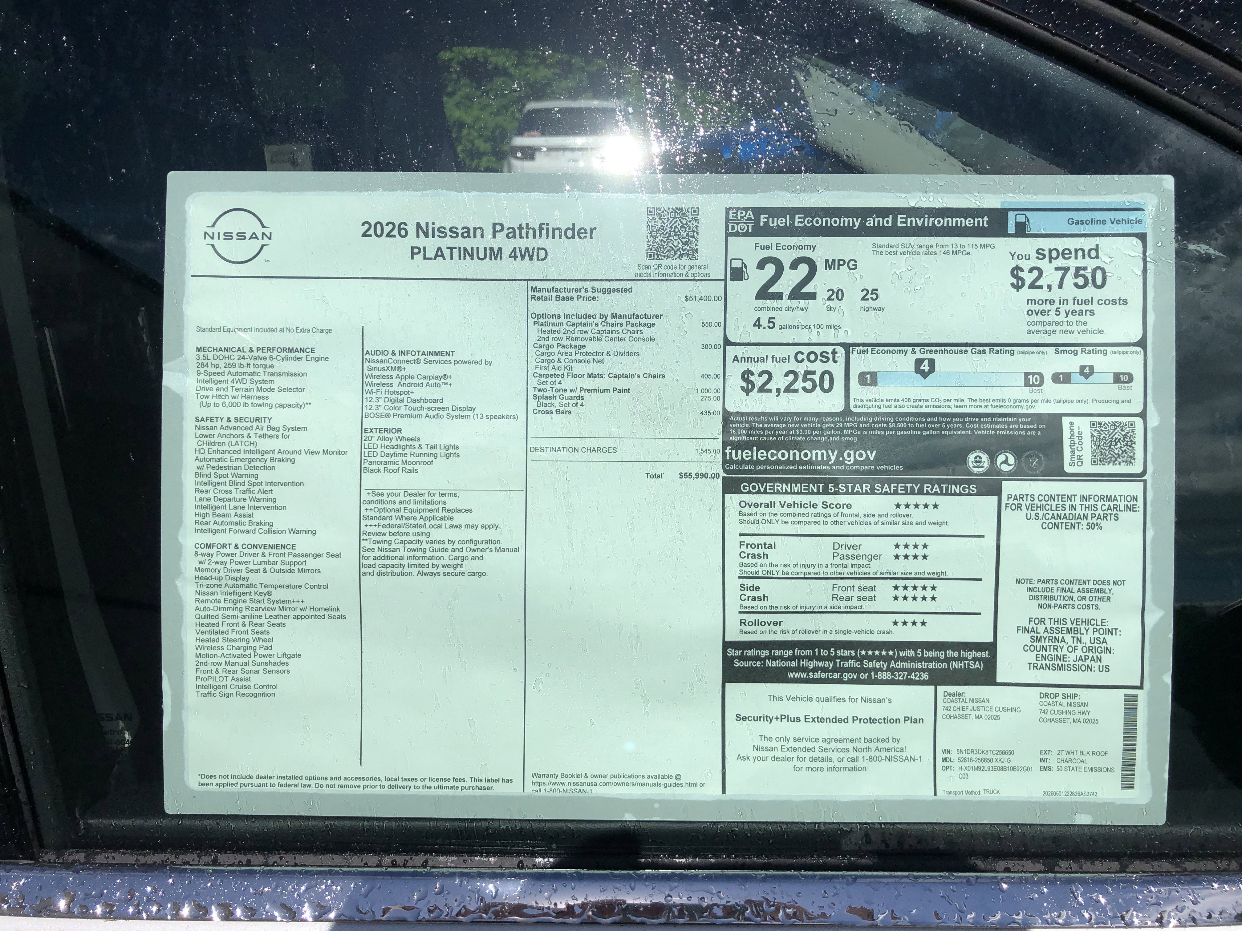 2026 Nissan Pathfinder Platinum