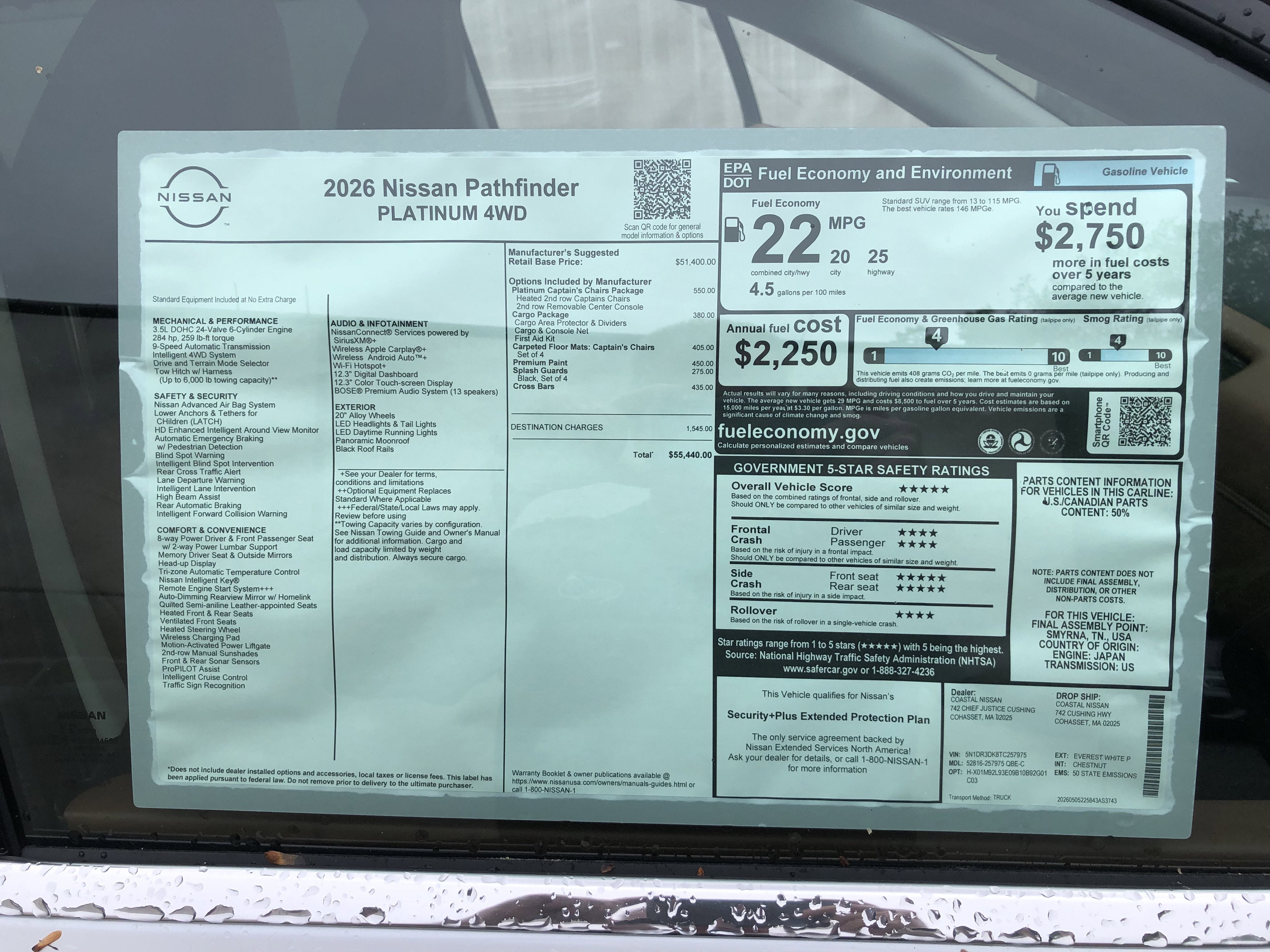 2026 Nissan Pathfinder Platinum