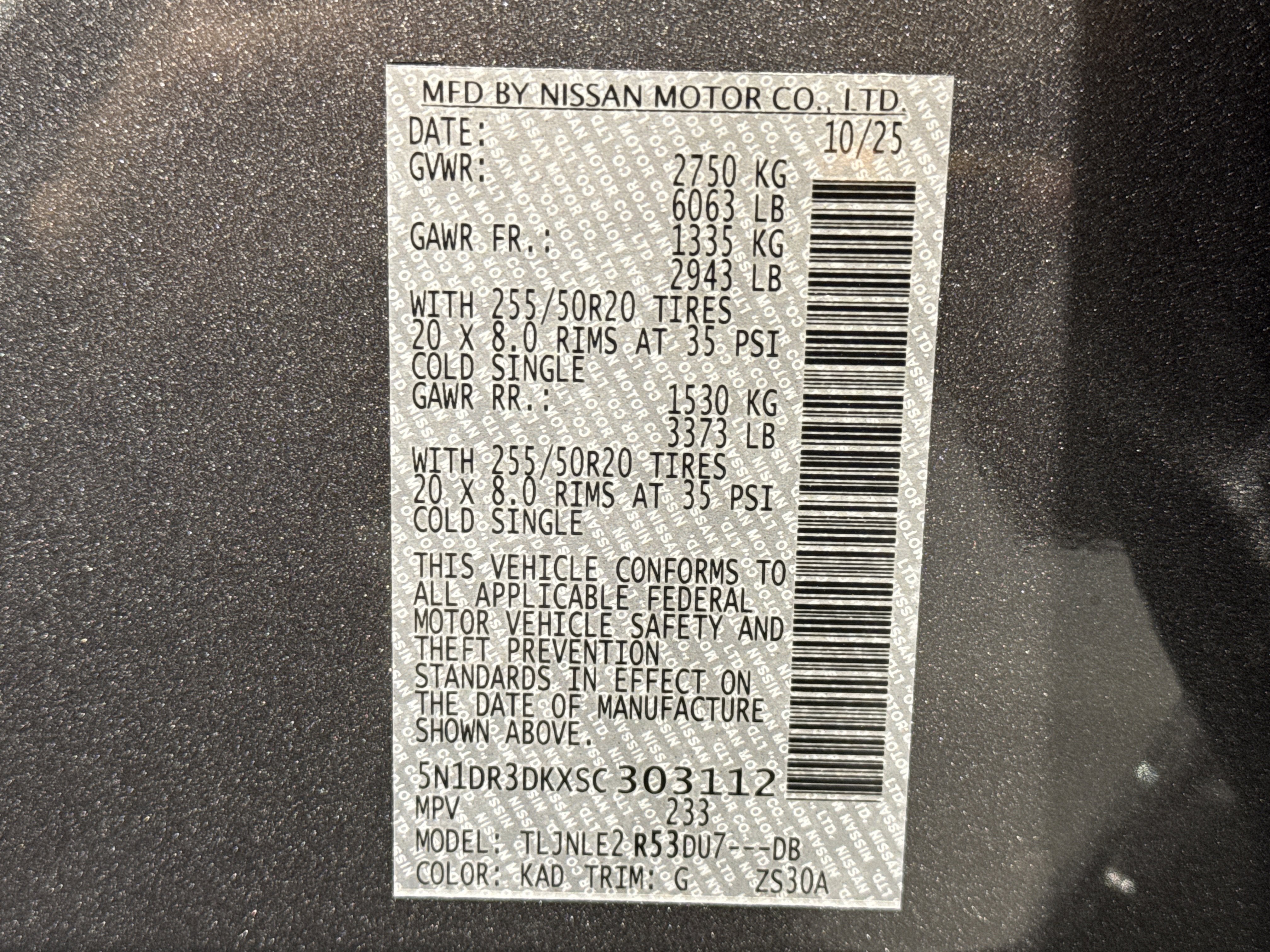 2025 Nissan Pathfinder Platinum