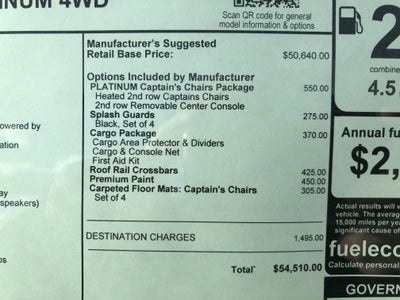 2025 Nissan Pathfinder Platinum