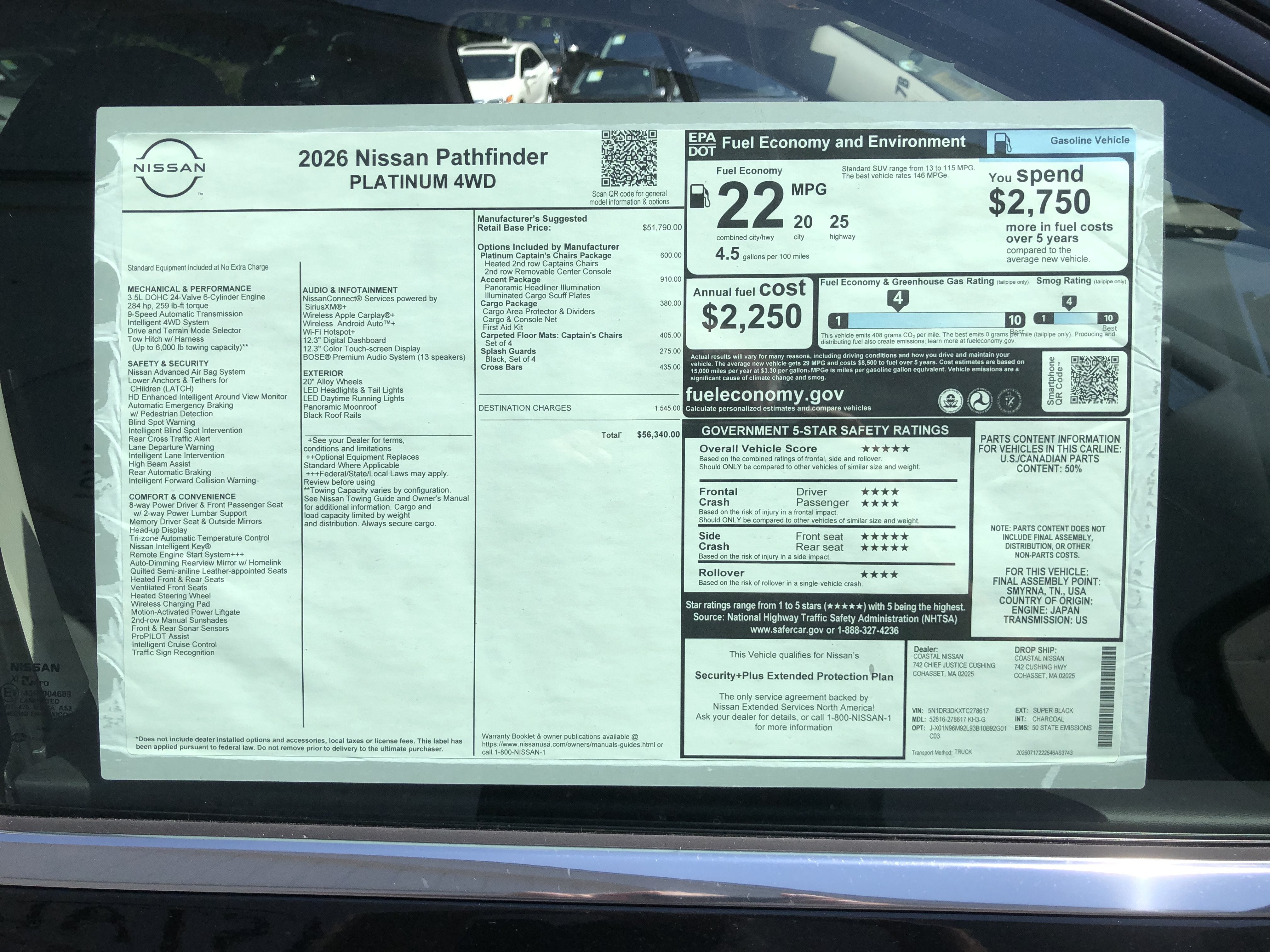 2026 Nissan Pathfinder Platinum