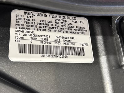 2017 Nissan Rogue Sport S W/Appearance Package