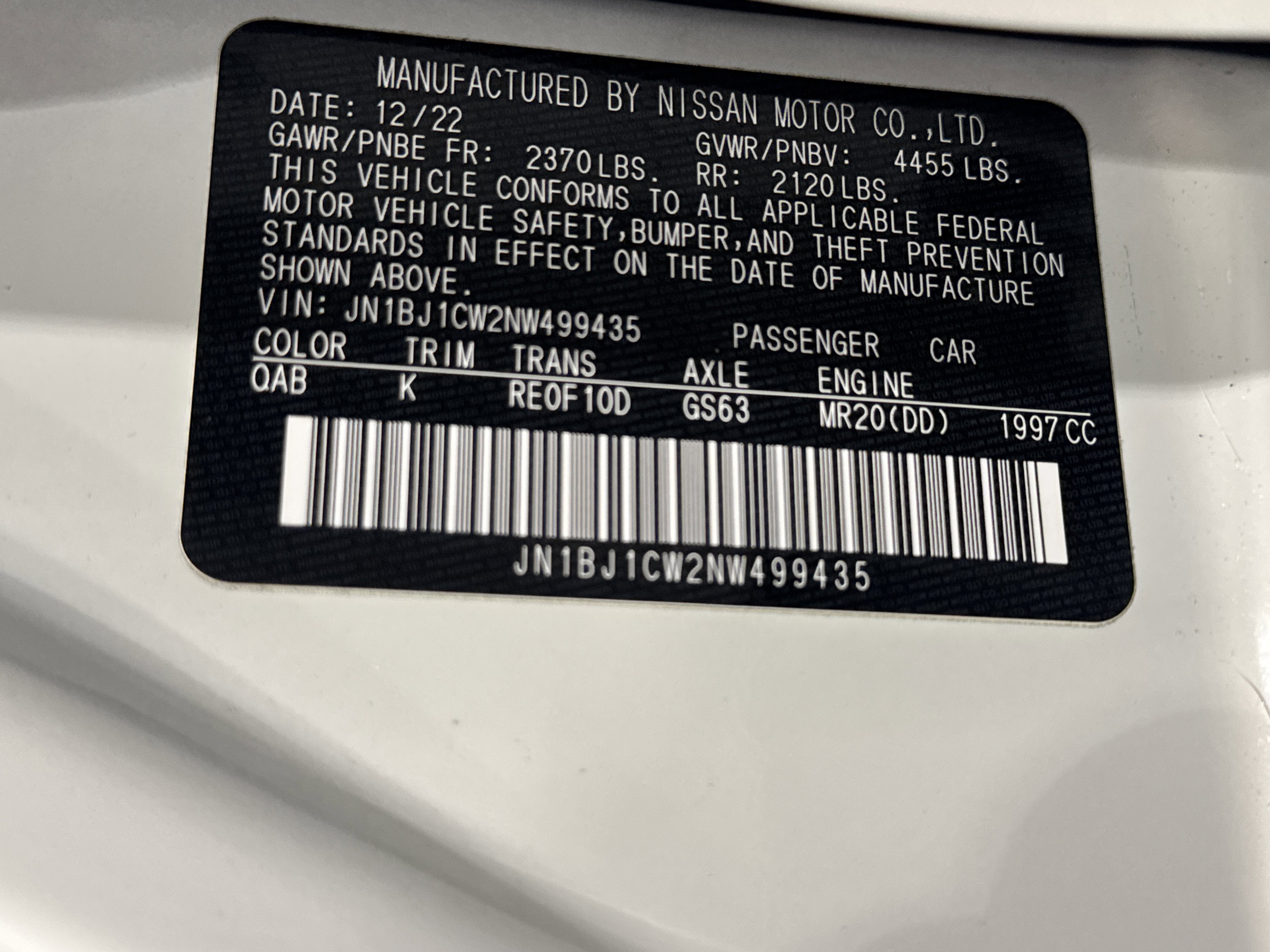 2022 Nissan Rogue Sport SL