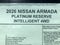 2026 Nissan Armada Platinum Reserve
