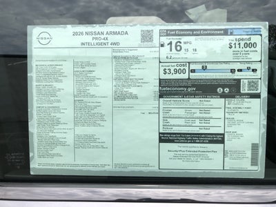 2026 Nissan Armada PRO-4X