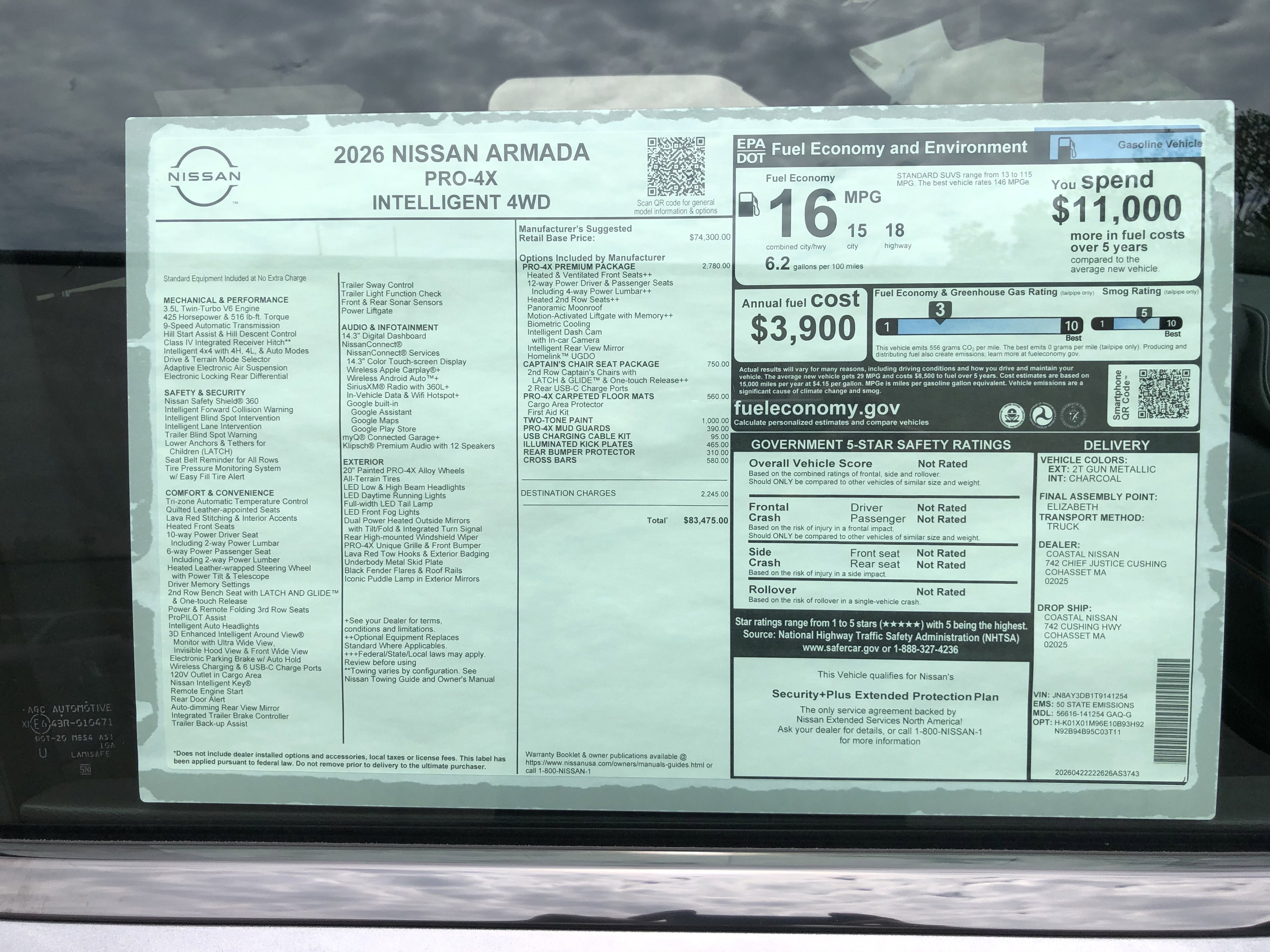 2026 Nissan Armada PRO-4X