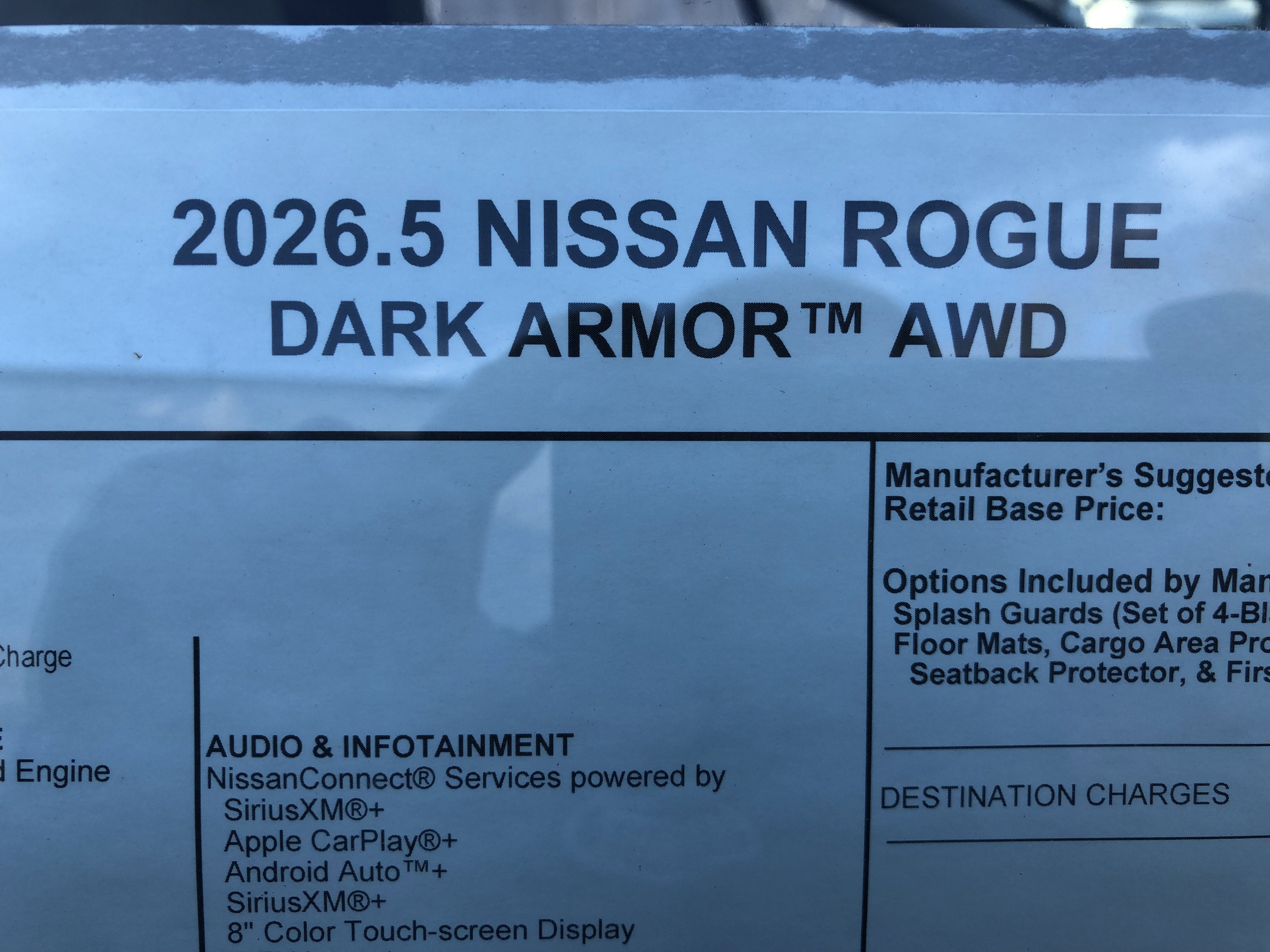 2026 Nissan Rogue Dark Armor