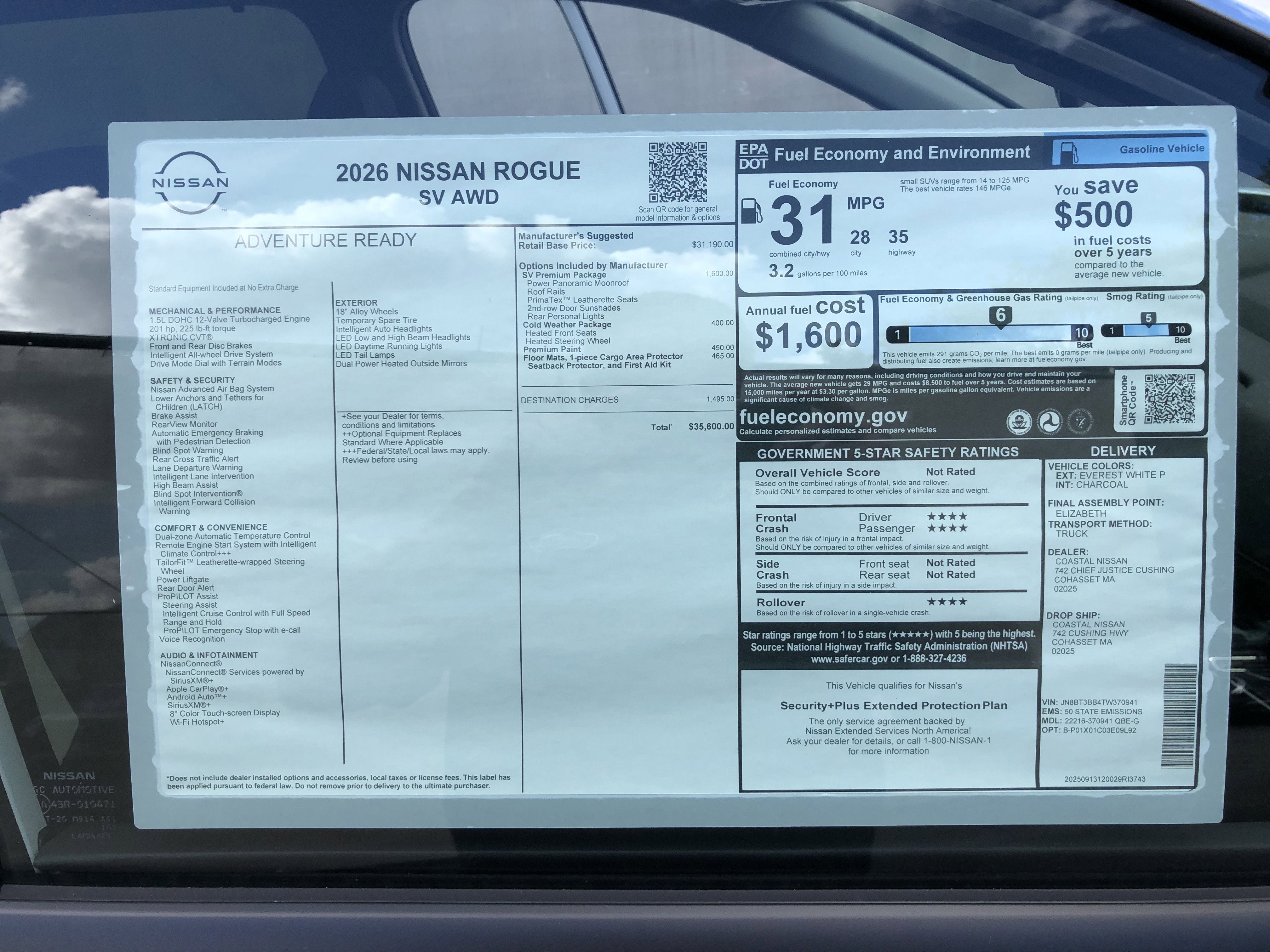 2026 Nissan Rogue SV