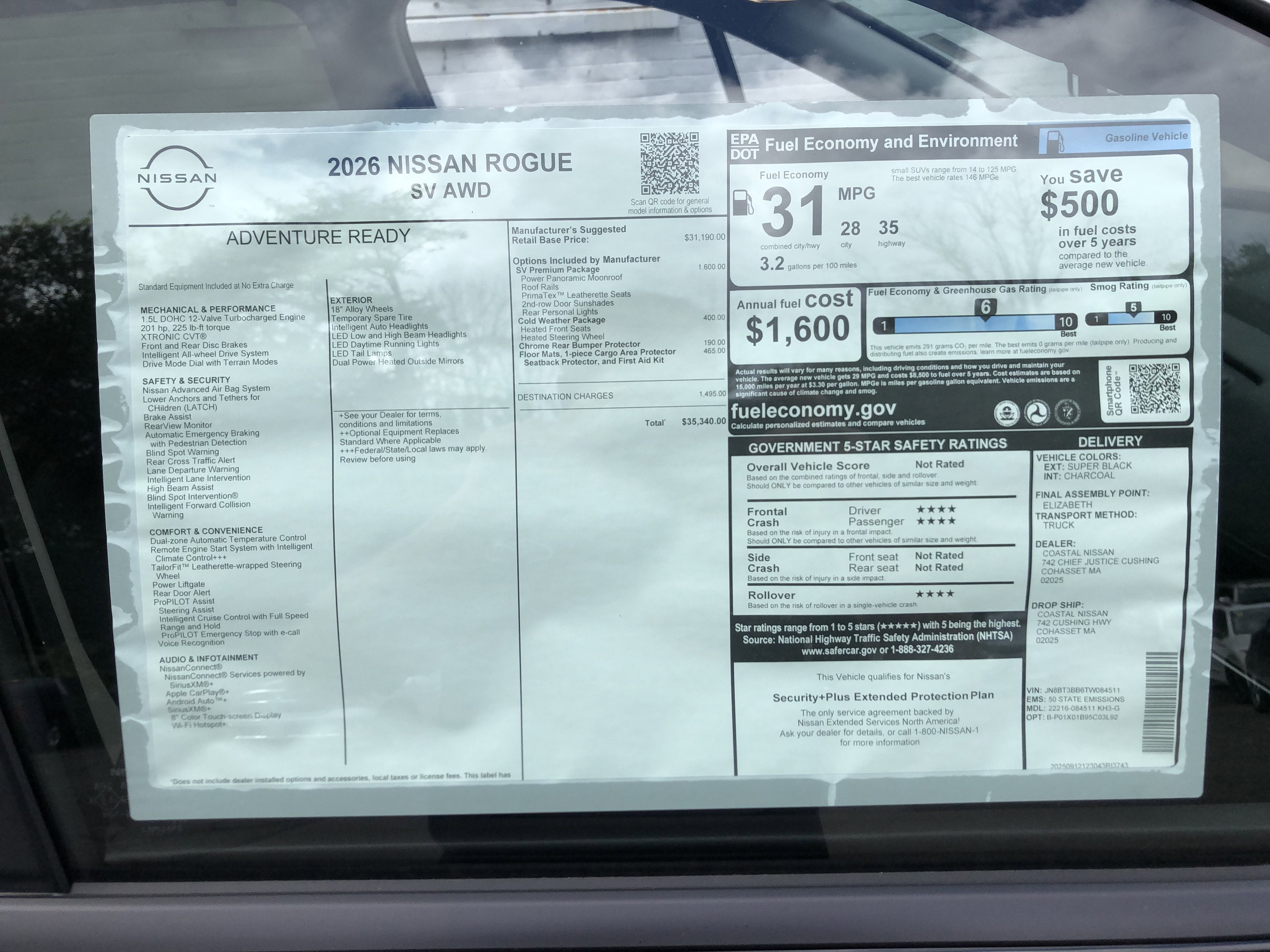 2026 Nissan Rogue SV