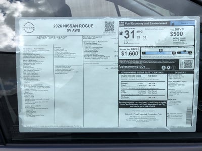 2026 Nissan Rogue SV