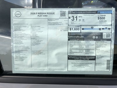 2026 Nissan Rogue Platinum