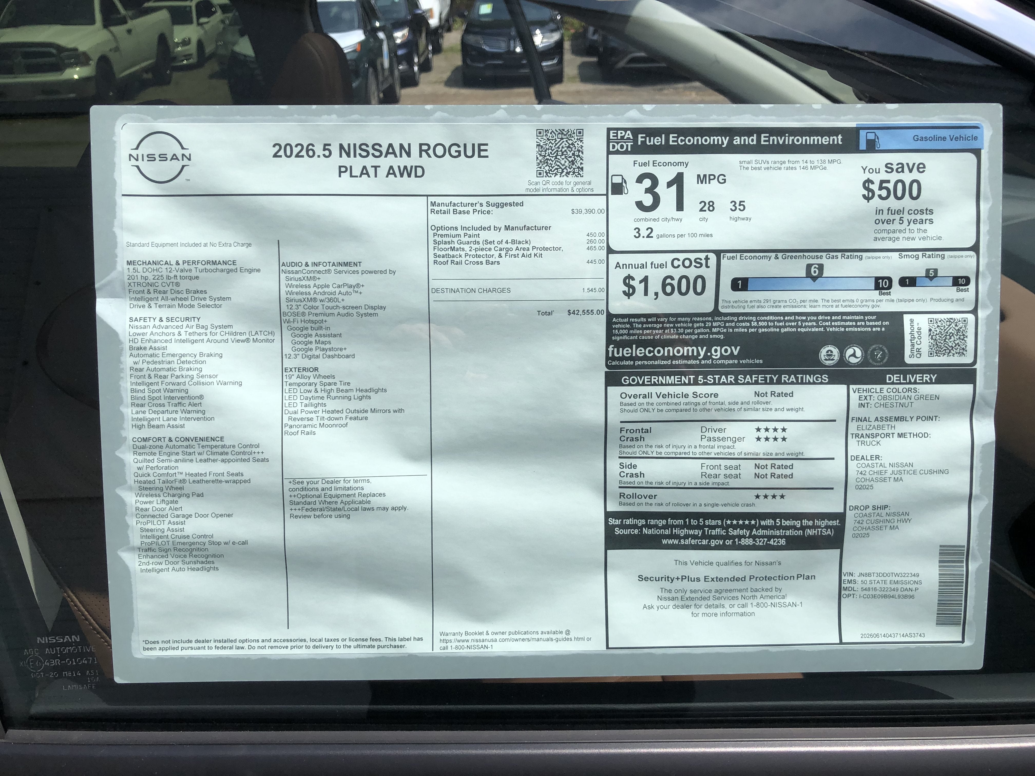 2026 Nissan Rogue Platinum