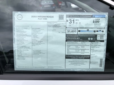 2026 Nissan Rogue Platinum