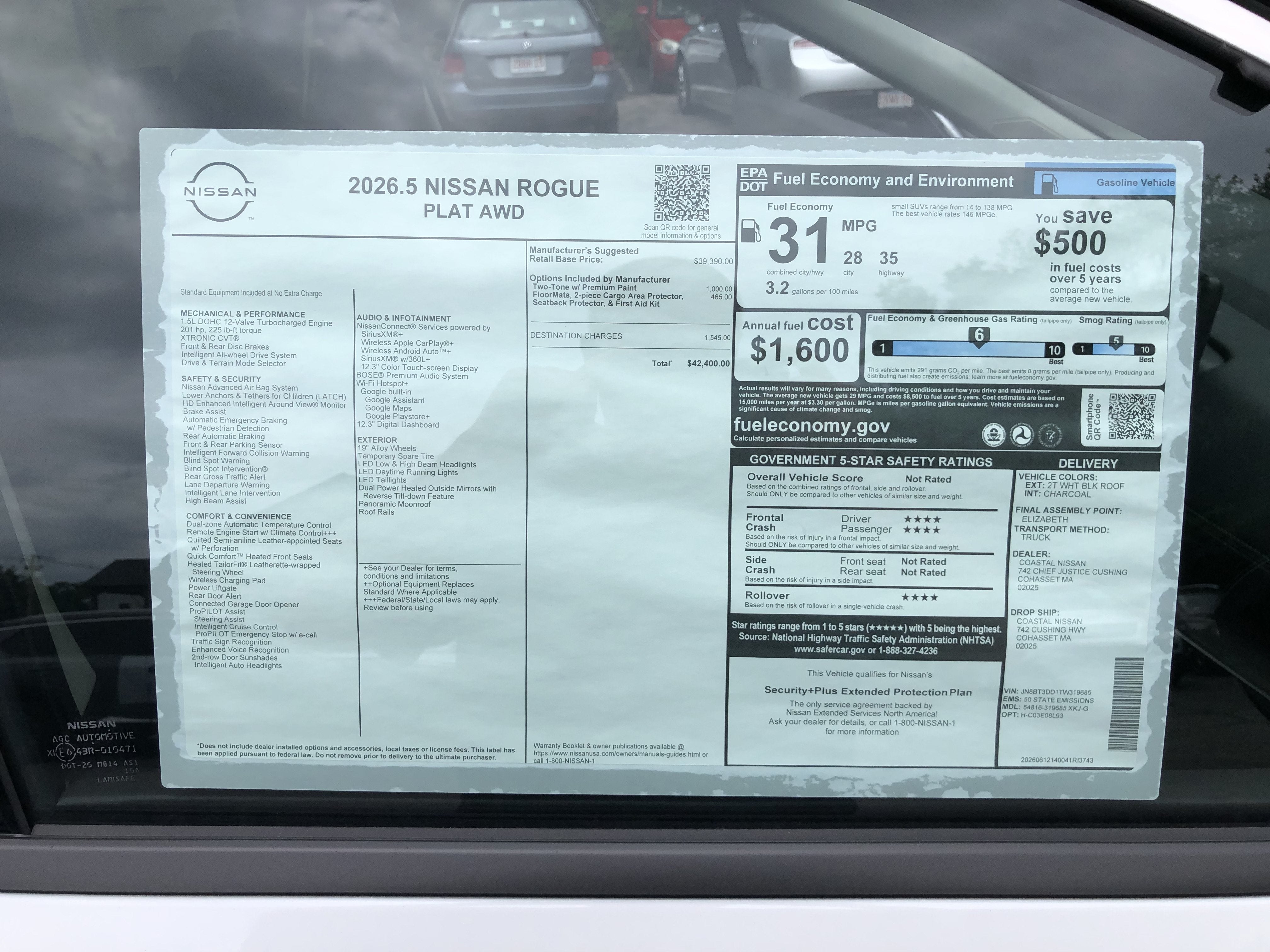 2026 Nissan Rogue Platinum